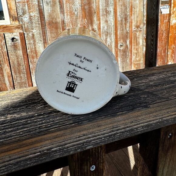 Bois D'Arc Tutti Fruitti ESSEX COLLECTION BlackBerry Coffee Mug Cup Glass - Picture 4 of 7